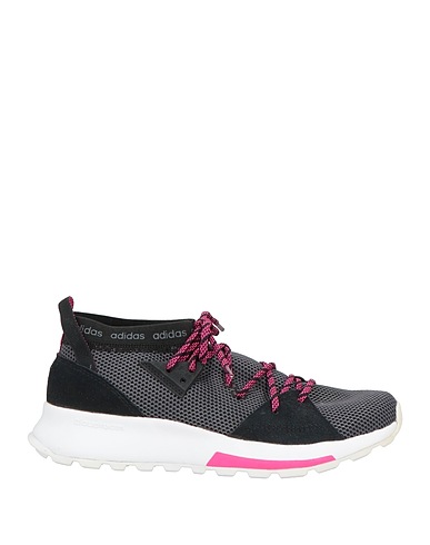 ADIDAS Sneakers Black Textile fibers, Leather