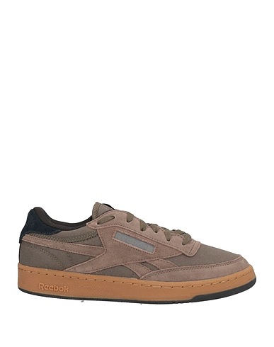 REEBOK Sneakers Grau Leder, Gewebefasern