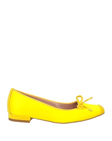 MYCHALOM Ballet flats Yellow Textile fibres