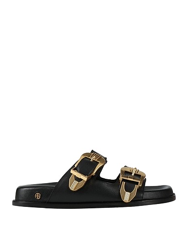 ANINE BING Sandals Black Leather