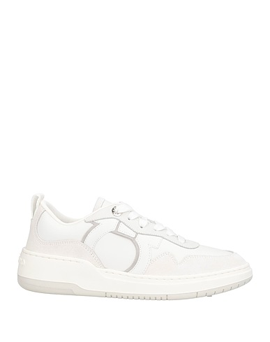 FERRAGAMO Sneakers White Calfskin