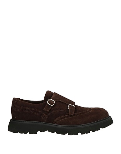 DOUCAL'S Loafers Dark brown Leather