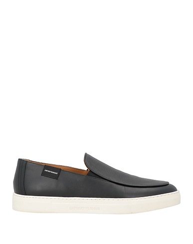 EMPORIO ARMANI Sneakers Black Leather
