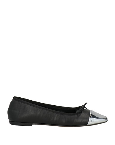 OVYÉ Ballet flats Black Leather