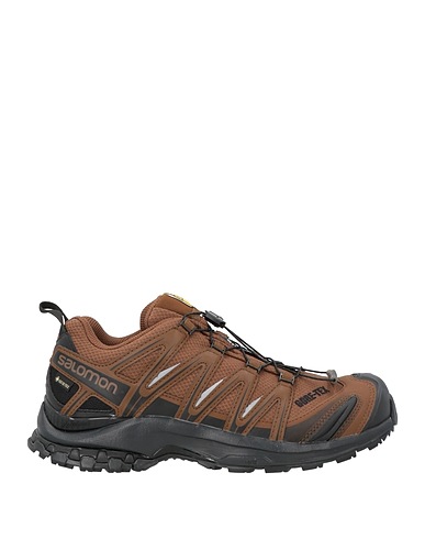 SALOMON x AND WANDER Ankle boot Brown Textile fibres, Synthetisches Material