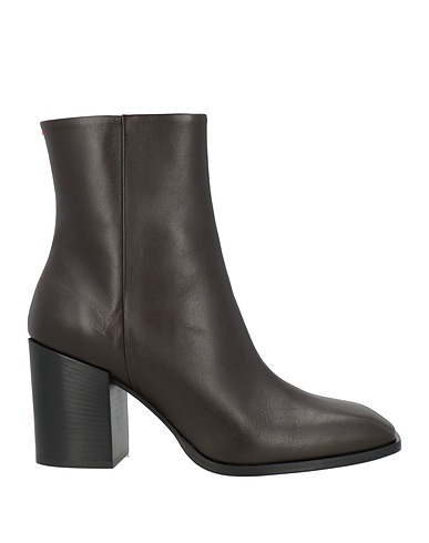 AEYDE Ankle boot Dark brown Calfskin