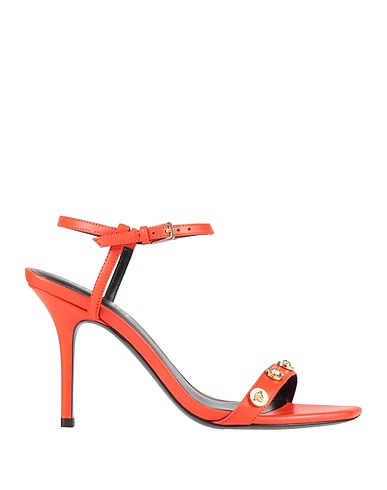 VERSACE Sandals Tomato red Leather