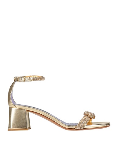 ALBANO Sandals Platinum Textile fibers