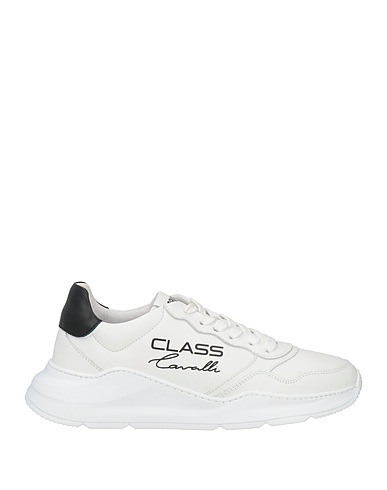 CAVALLI CLASS Sneakers White Calfskin
