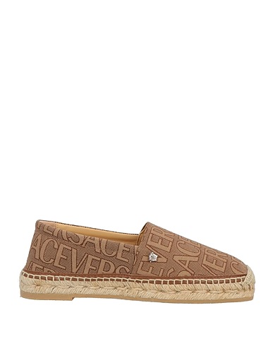 VERSACE Espadrilles Brown Textile fibres