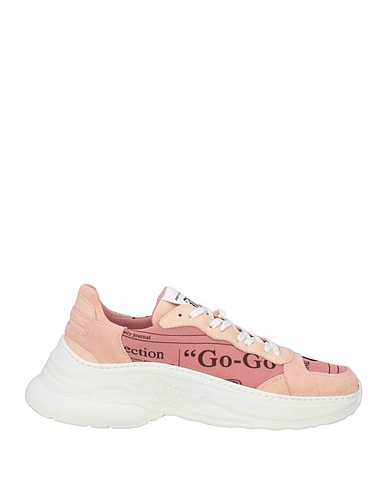 JOHN GALLIANO Sneakers Pink Leather, Textile fibers