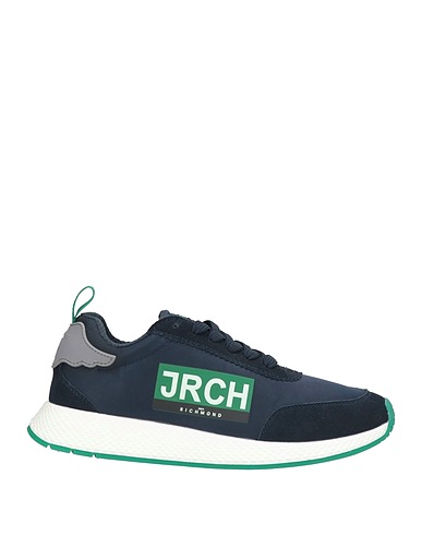 JOHN RICHMOND Sneakers Navy Textile fibers, Leather