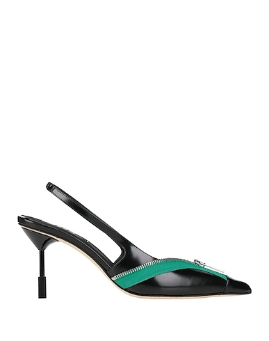 MSGM Court Black Leather, Textile fibres