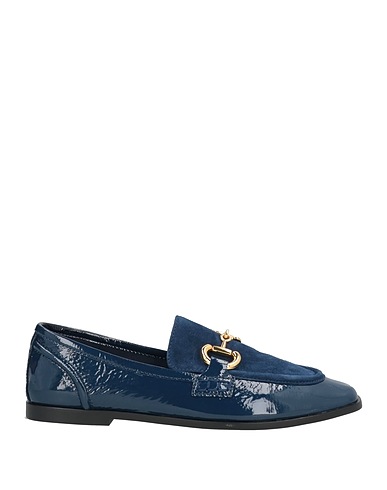 JEFFREY CAMPBELL Loafers Navy blue Leather
