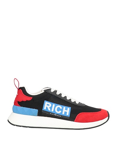 JOHN RICHMOND Sneakers Μαύρο Δέρμα, Ίνες υφασμάτων