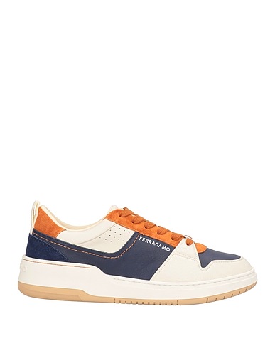 FERRAGAMO Sneakers Navy blue Leather