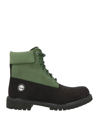 TIMBERLAND Stivaletti Verde scuro Pelle