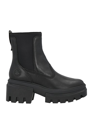 TIMBERLAND Stiefelette Schwarz Leder, Gewebefasern