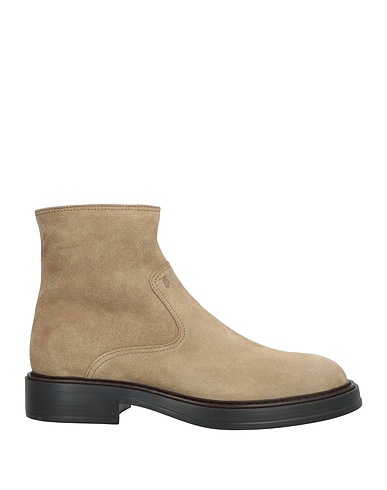 TOD'S Stivaletti Grigio Pelle