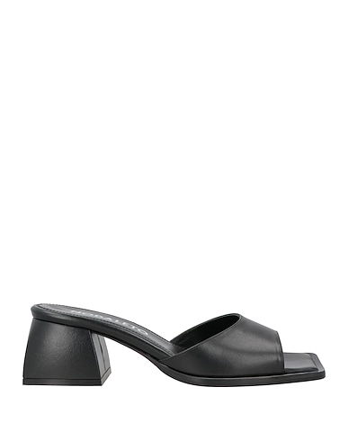 NODALETO Sandals Black Leather