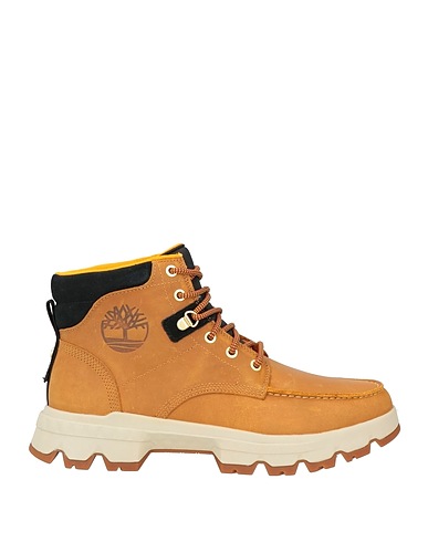 TIMBERLAND Ankle boot Black Leather, Textile fibres