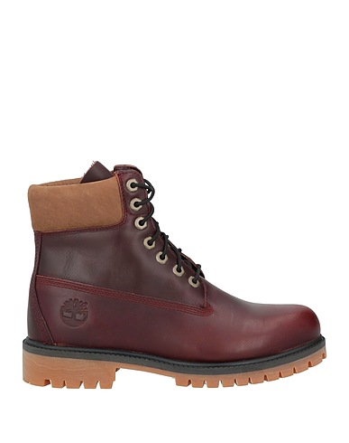 TIMBERLAND Ankle boot Burgundy Leather