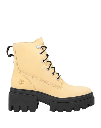 TIMBERLAND Ankle boot Pastel yellow Leather