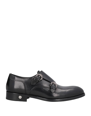 CAVALLI CLASS Loafers Black Calfskin