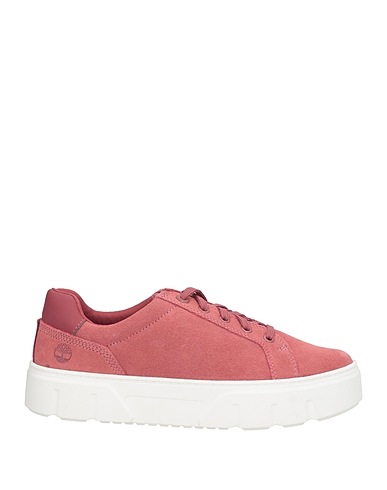 TIMBERLAND Sneakers Brick red Leather, Textile fibres