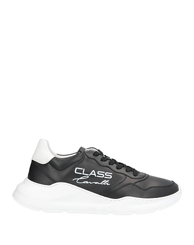 CAVALLI CLASS Sneakers Black Calfskin