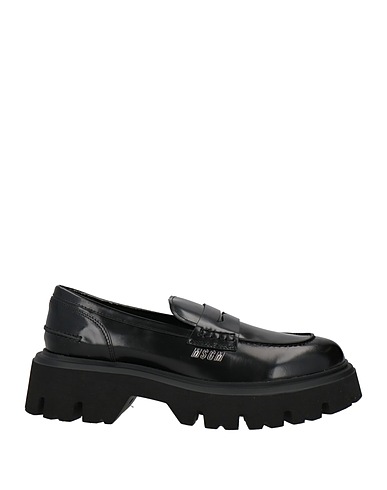 MSGM Loafers Black Leather