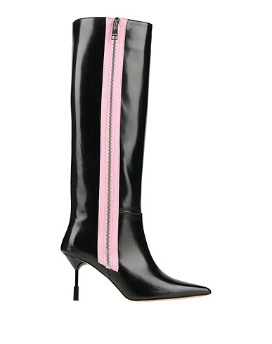 MSGM Boots Black Leather