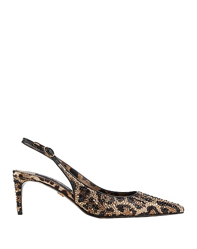 DOLCE&GABBANA Pump Camel 88% Polyester, 12% Polyurethane