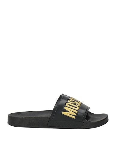 MOSCHINO Sandals COUTURE Black Rubber