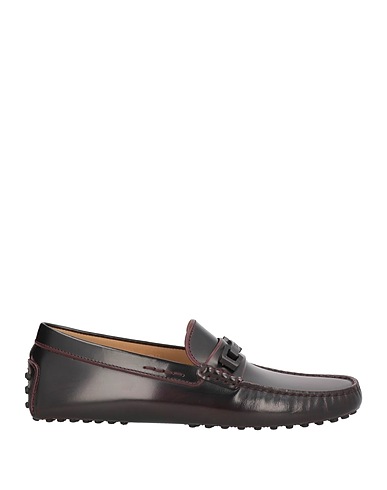 TOD'S 모카신 플럼 가죽