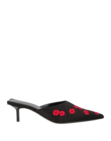 MAGDA BUTRYM Mules and clogs Black 72% Viscose, 28% Silk