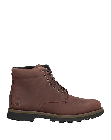 TIMBERLAND Ankle boot Chocolate brown Leather