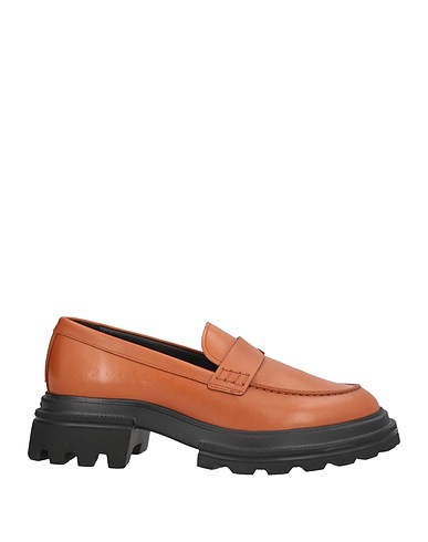 HOGAN Loafers Tan Leather