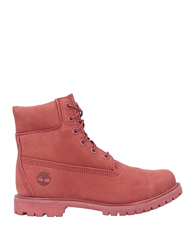 TIMBERLAND Ankle boot Brick red Leather