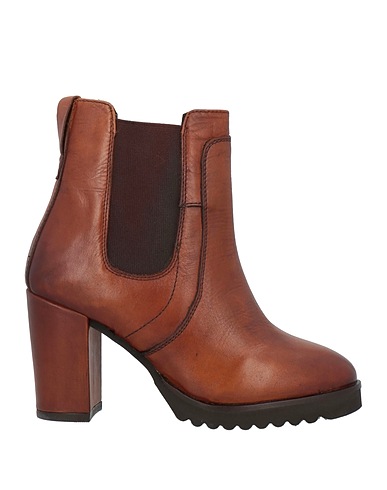 MONÌ SHOES Ankle boot Tan Leather