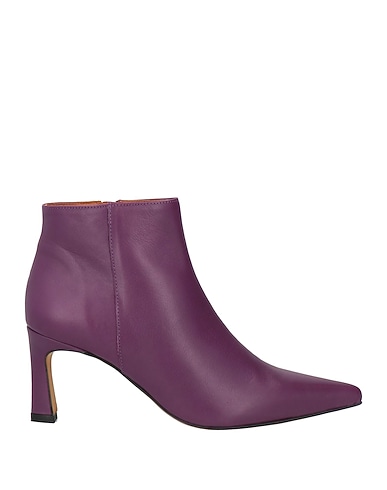 ÁNGEL ALARCÓN Ankle boot Purple Leather