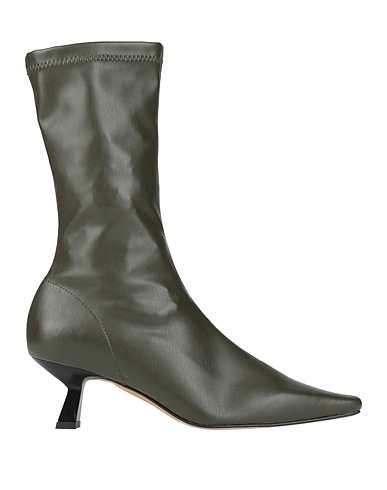 ÁNGEL ALARCÓN Ankle boot Military green Leather