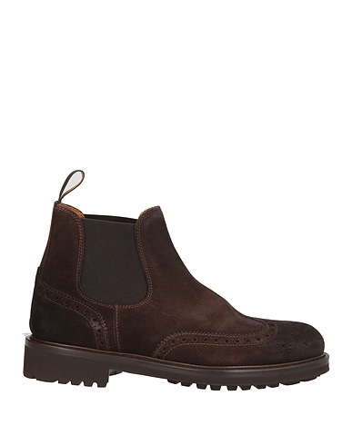 DOUCAL'S Ankle boot Dark brown Leather