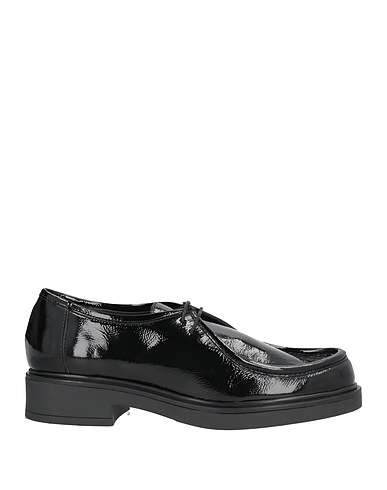 MASSIMO BALDI Laced shoes Black Leather