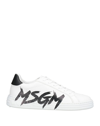 MSGM Sneakers White Leather