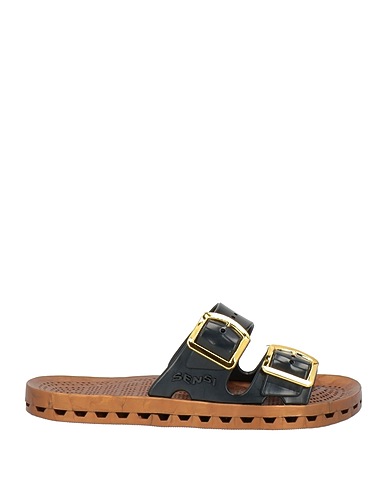 SENSI Sandalen Schwarz Recyceltes PVC