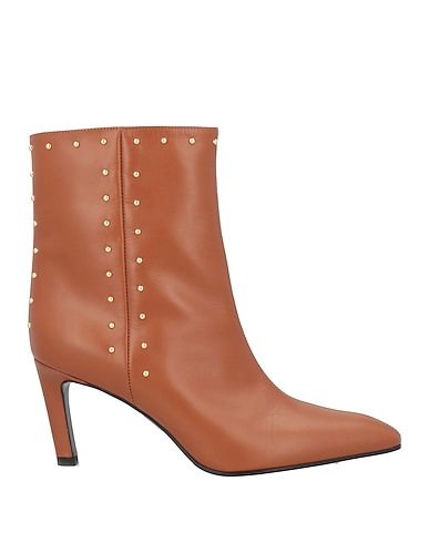 LELLA BALDI Ankle boot Tan Leather