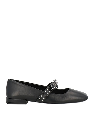 VERSACE Footwear Black Leather