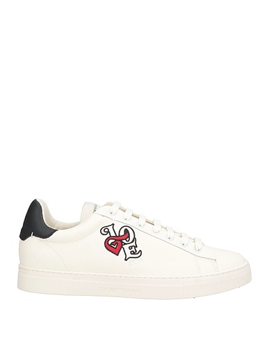 EMPORIO ARMANI Sneakers White Leather