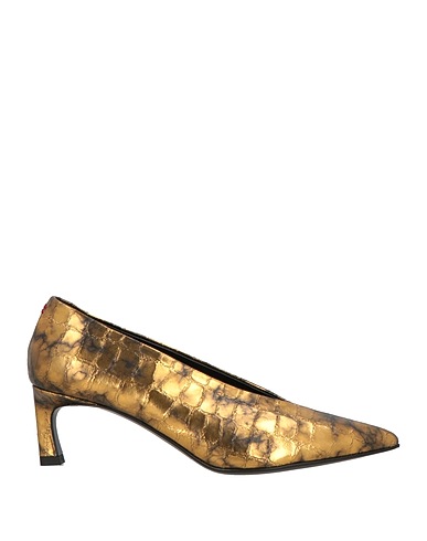HALMANERA Court Gold Leather